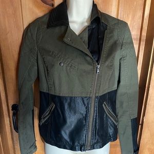Motorcycle type jacket.